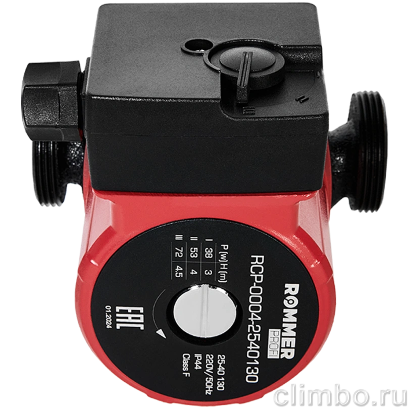 Циркуляционный насос ROMMER Profi 25/40-130 — фото, детали конструкции