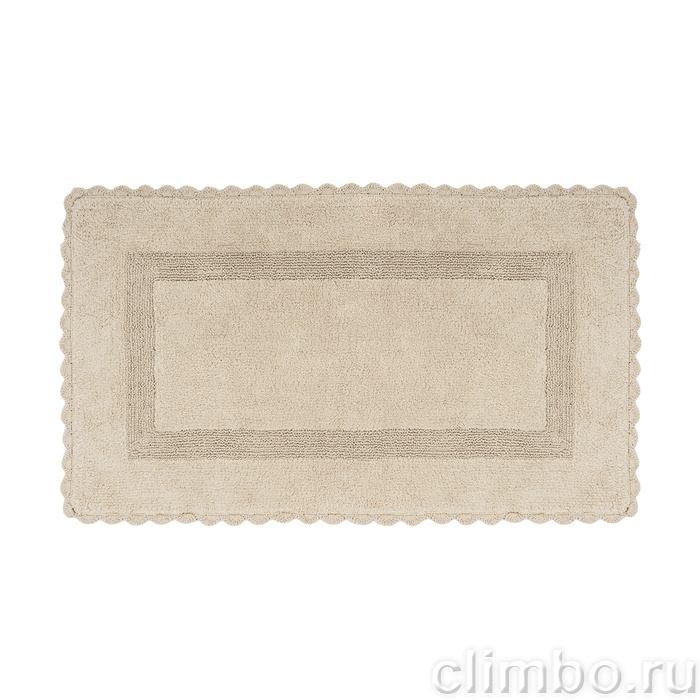 Коврик для ванной комнаты, 70x120, прямоугольный, хлопок, бежевый, IDDIS, DSQL03Ci12 — фото, детали конструкции