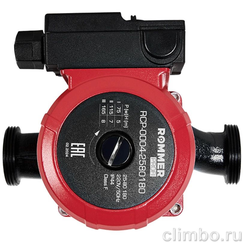 Циркуляционный насос ROMMER Profi 25/80-180 — фото, детали конструкции