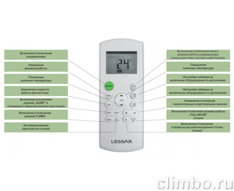 Настенная сплит-система Lessar Amigo LS-HE12KRA2/LU-HE12KRA2 — фото товара