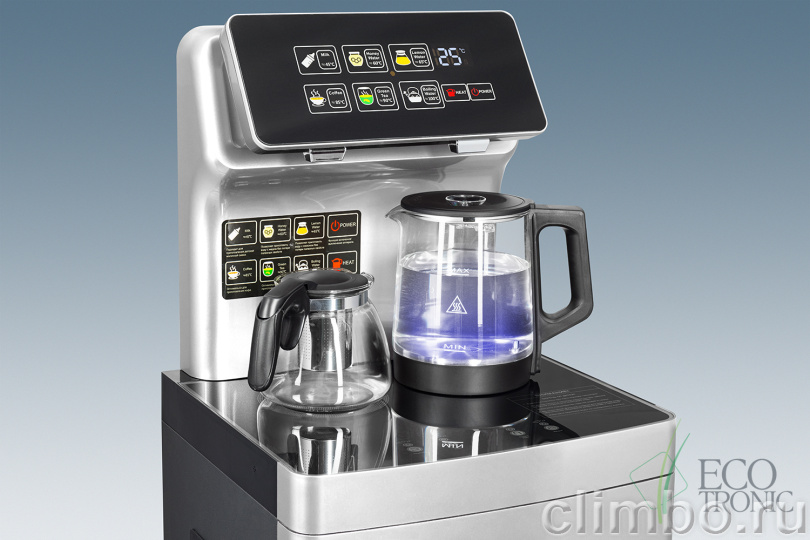 Кулер с чайным столиком Teabar Ecotronic TB15-LNR silver — фото товара
