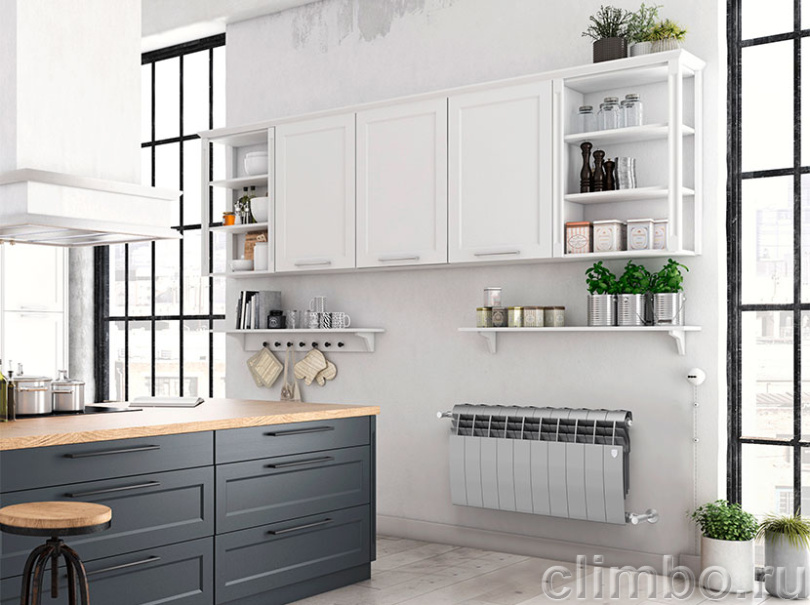 Радиатор Royal Thermo BiLiner 350 /Silver Satin - 6 секц. — фото товара