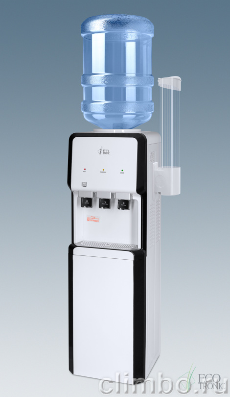 Кулер Ecotronic V33-LCE white-black со шкафчиком — фото товара