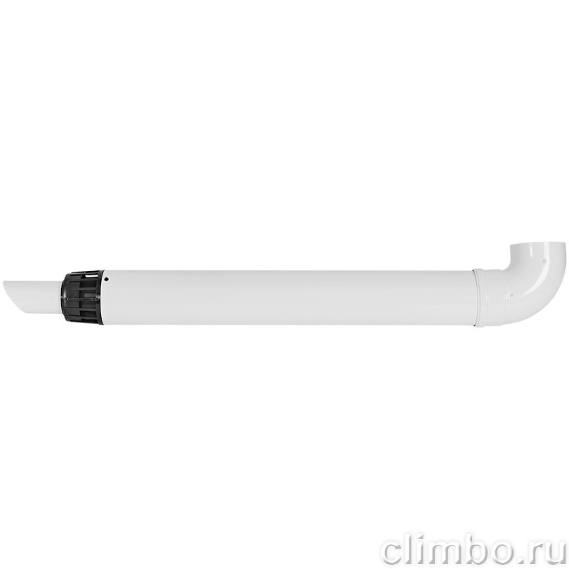 Комплект дымохода традиционный ROMMER RCA-6010 АНТИЛЕД УНИВЕРСАЛЬНЫЙ D60/100, L1000 (кроме Immergas и Navien Deluxe 75/100) однонаправленный — фото, детали конструкции