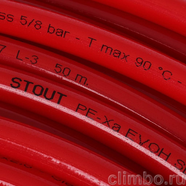 PEX-a труба STOUT 16х2 (Бухта: 500 м) из сшитого полиэтилена — фото, детали конструкции
