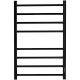 Полотенцесушитель STOUT электрический PIANO quadro 80*50 Черный матовый — фото, детали конструкции