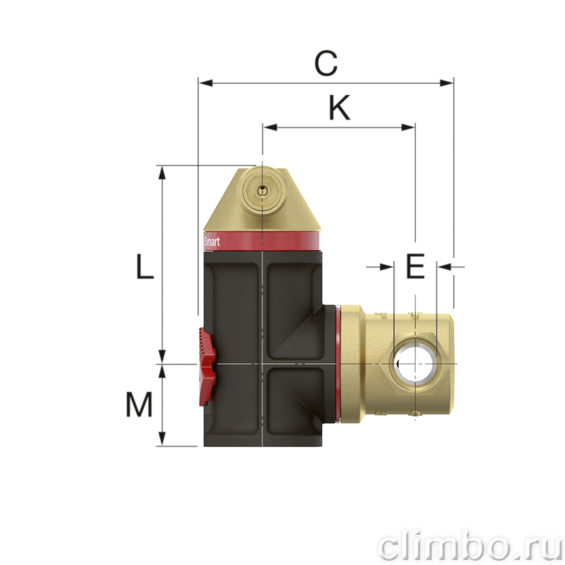 Сепаратор воздуха Flamcovent Smart 1 1/2" — фото товара