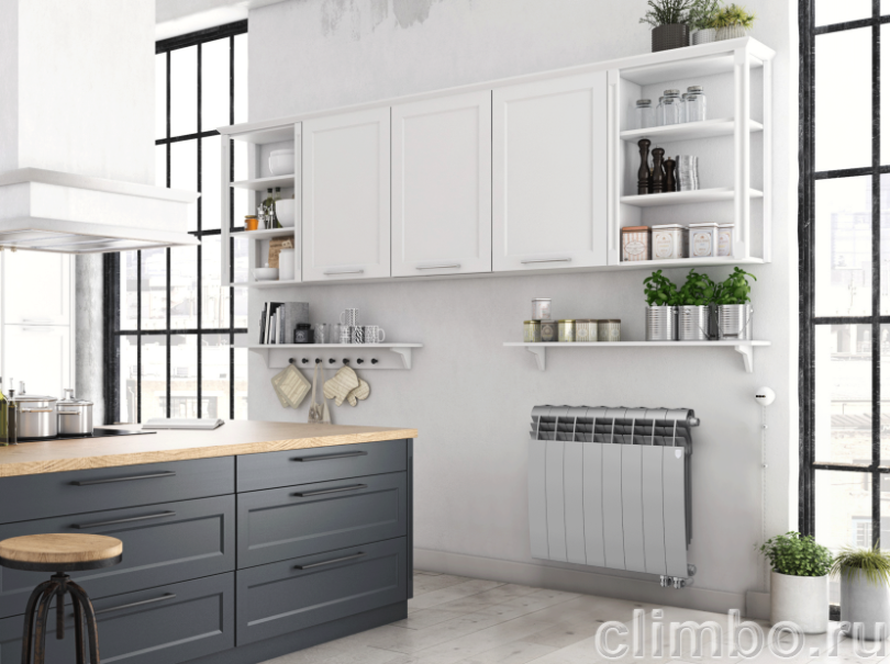 Радиатор Royal Thermo BiLiner 500 /Silver Satin VR - 8 секц. — фото товара