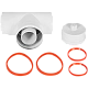 Конденсатоотводчик Т-образный традиционный коаксиальный ROMMER D60(п-м)/100(п-м) (штуцер 1/2) — фото, детали конструкции