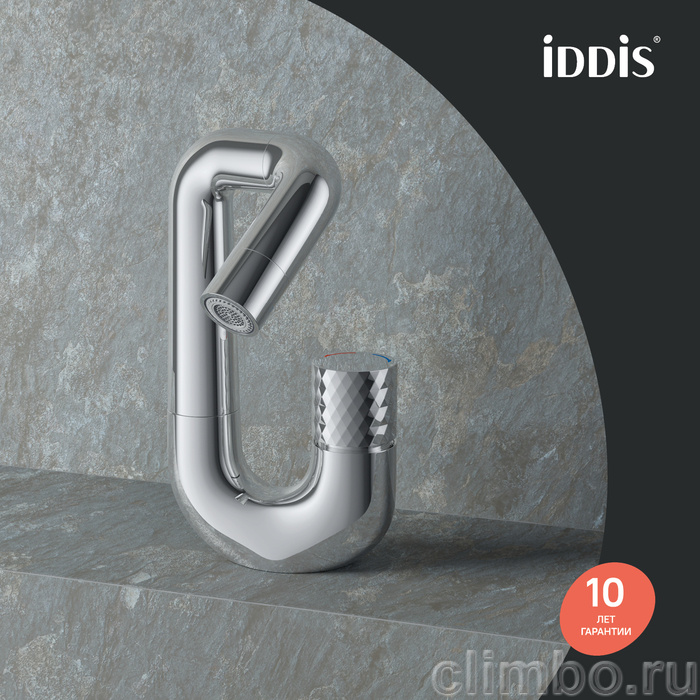 Смеситель для умывальника с управлением Push Control, Twist, IDDIS — фото товара