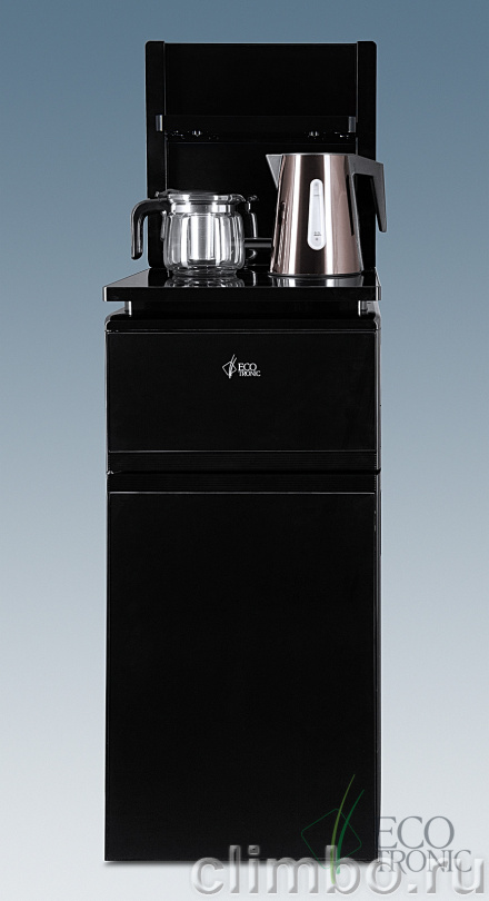 Кулер с чайным столиком Тиабар Ecotronic TB8-LE black — фото товара