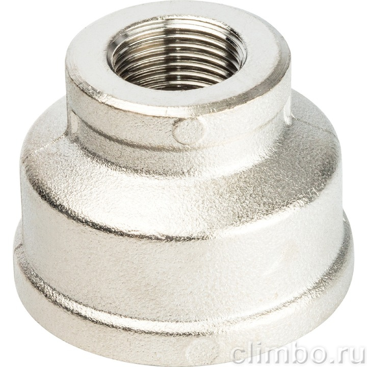 STOUT Муфта ВВ переходная никелированная 1"X3/8 — фото товара
