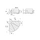 Полка одноярусная угловая, проволока стальная, хром, Грид (Grid), Milardo, GRICC1CM44 — фото, детали конструкции