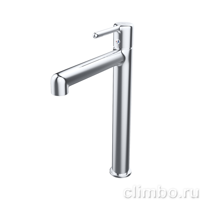 Cмеситель для настольного умывальника, хром, Aiger, IDDIS — фото товара