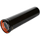STOUT SCR-8125-600500 STOUT Удлинитель дымохода традиц. коакс. D80(п-м)/125(п-м), L500, ЧЕРНЫЙ — фото, детали конструкции
