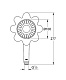 Ручной душ GROHE Rainshower Icon 100 (1 режим), 26115YR0 — фото товара